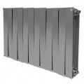 Радиатор биметаллический секционный Royal Thermo PianoForte Silver Satin 500 - 12 секции (RTPFSS50012)
